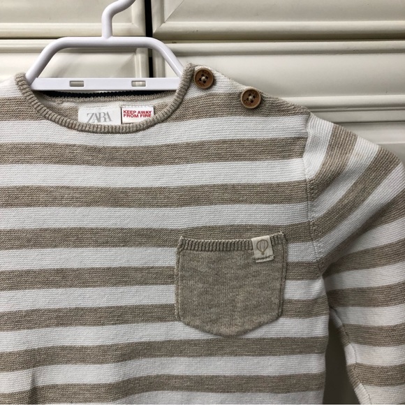 Zara boys striped sweater - Picture 3 of 8
